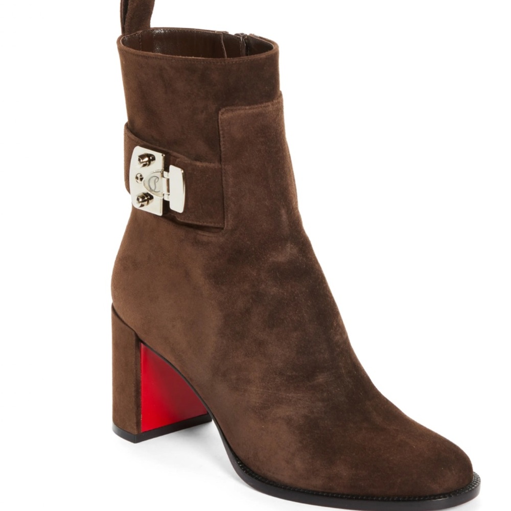 Louboutin suede boot NIB